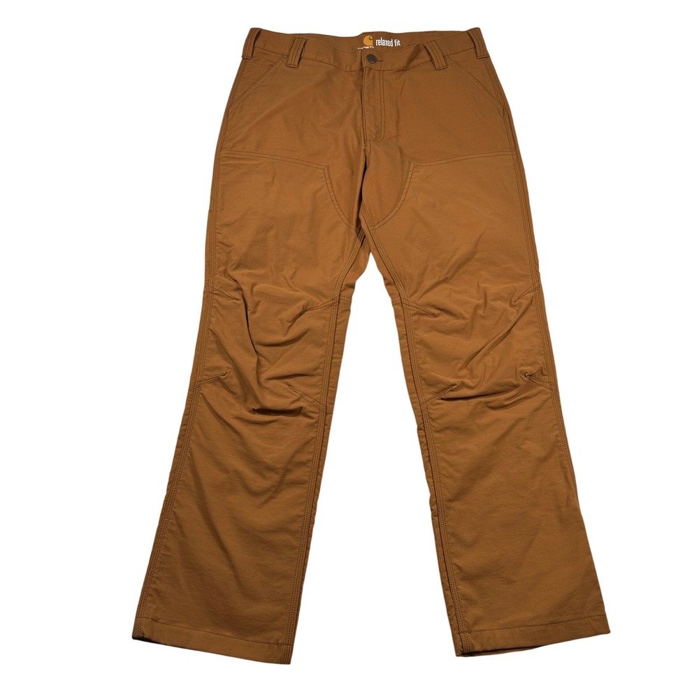 Carhartt Pants Mens 36x32 (Fits 34x32) Relaxed Double Front Work Canvas 103365